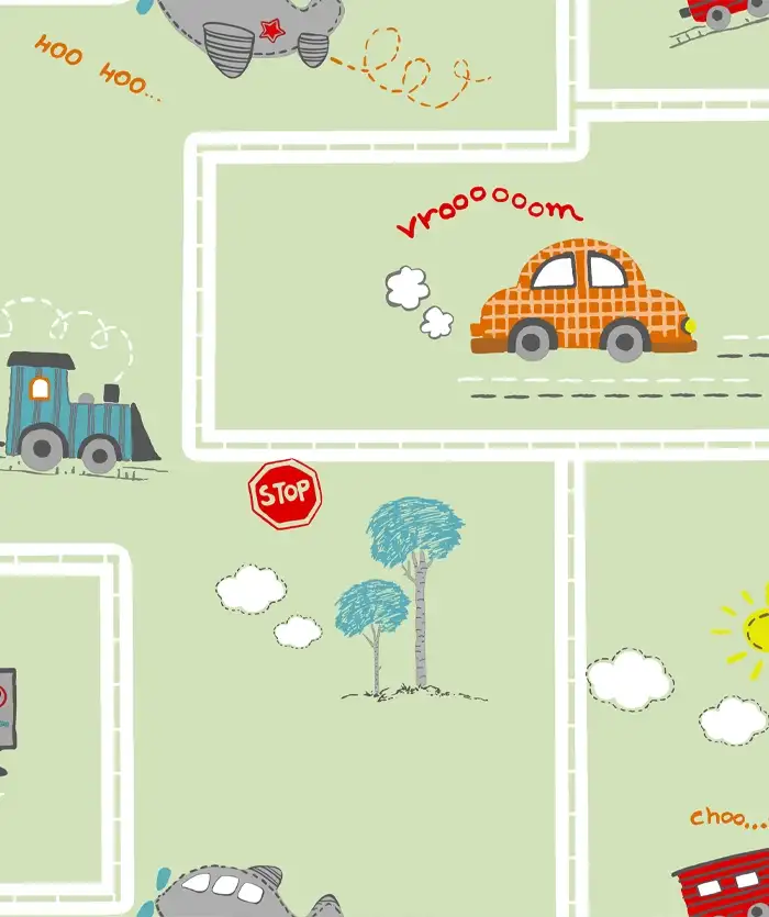 Giấy Dán Tường Trẻ Em - Phòng Cho Bé 7828-1/148P Giấy Dán Tường Trẻ Em - Phòng Cho Bé 7828-1/148P