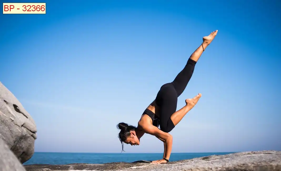 Tranh Dán Tường Phòng Tập Yoga Thiền Định BP-32366