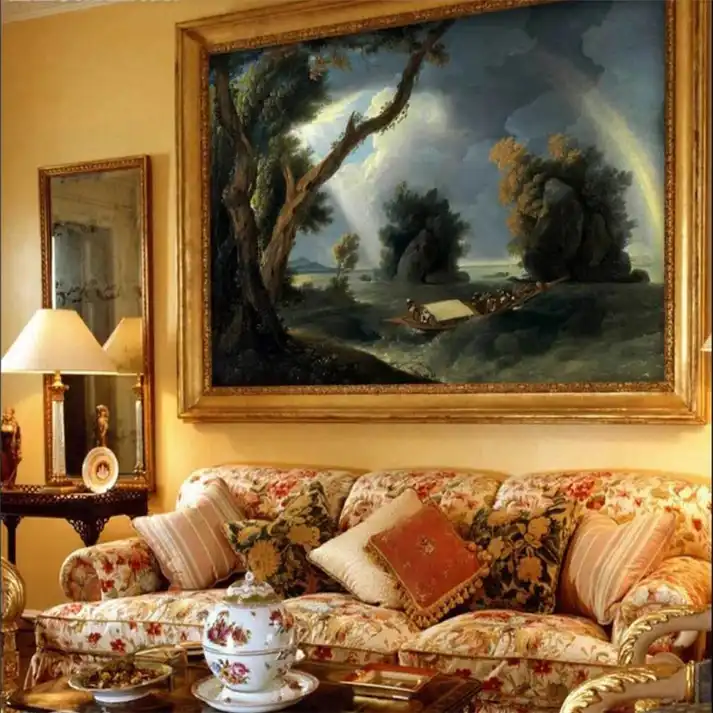 Tranh Sơn Dầu Dán Tường Bầu Trời Cầu Vồng Tranh Sơn Dầu Dán Tường Bầu Trời Cầu Vồng