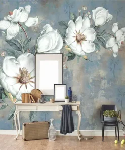 Tranh Dán Tường 3D Trừu Tượng Phong Cách Châu Âu Cổ Điển