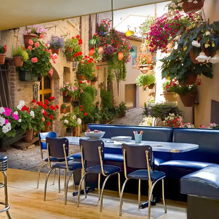 Tranh Dán Tường Phong Cảnh Đường Phố Châu Âu Tranh Dán Tường Phong Cảnh Đường Phố Châu Âu